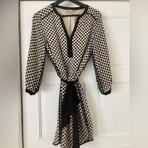 Banana Republic silk shirt dress with wrap belt